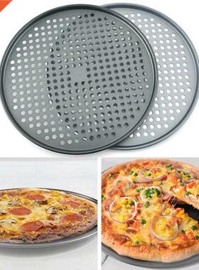 Non-stick Pizza Baking Tray with Airhole Stainless Steel Fas