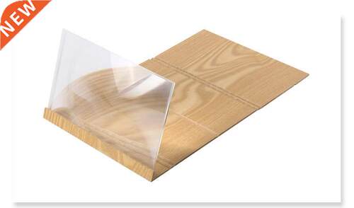 Stereoscopic Amplifying 12 Inch Desktop Wood Bracket Mobile