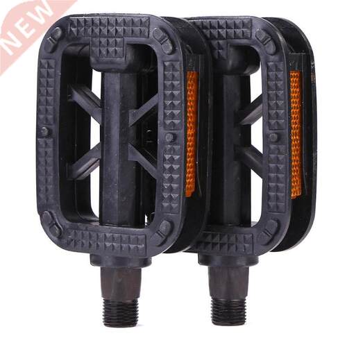 1 Pair Plastics Anti-skid Bike Ball Bearing Pedals for MTB
