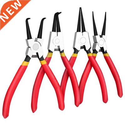 4 Pcs 7in Circlip Pliers Set Retaining Clip Internal Externa