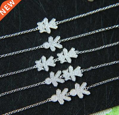 Authentic 925 Sterling Silver Boy And Girl charms Link link