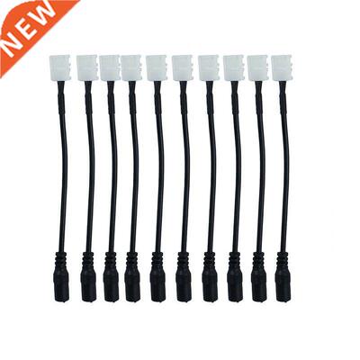 5Pcs 2Pin 8mm Connector wire Cable DC Female Plug For 3528 2