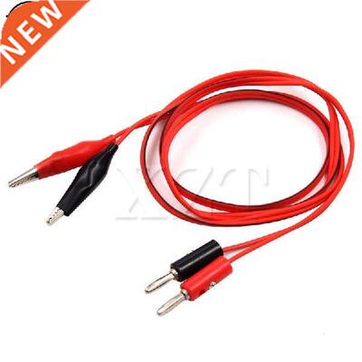 90CM Crocodile Clip Line Red And Black Clips Crocodile
