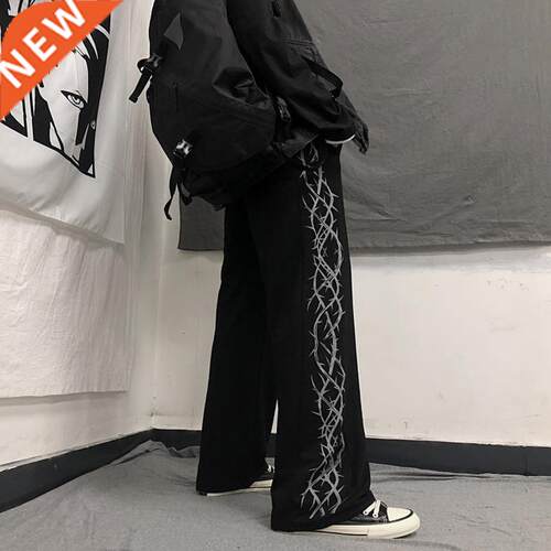 Wide Pants Japanese Men Harajuku Streetwear Casual Pants Man