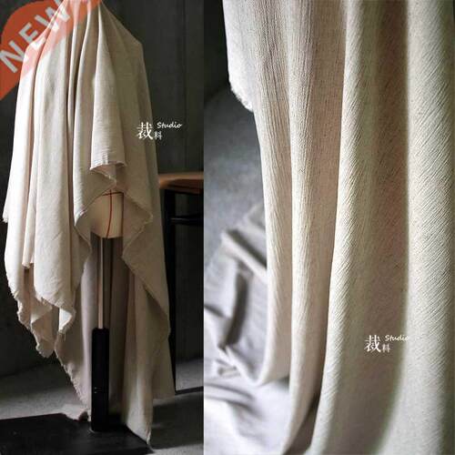 Cotton Linen Linen Pleated Texture Ramie Vintage Champray
