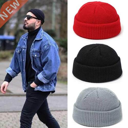 Fashion Hip Hop Beanie Knitted Hat Men Skullcap Women Winter