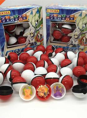 6pcs/set Pokemon Anime Figures Pokeball Set 5mm Pikachu Cu