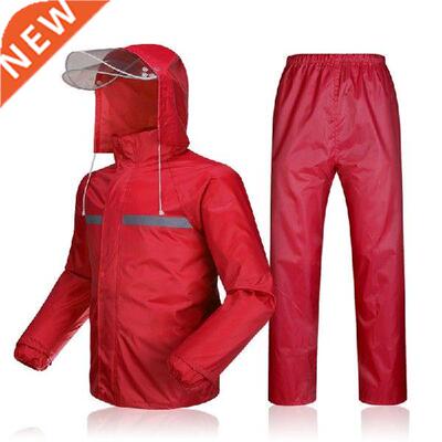 Tourist Cycling Mens Raincoat Waterproof Cloak Fashionable