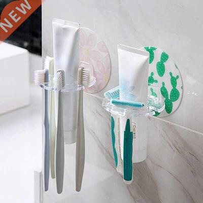 1PC Plastic Toothbrush Holder Toothpaste Storage Rack Razor