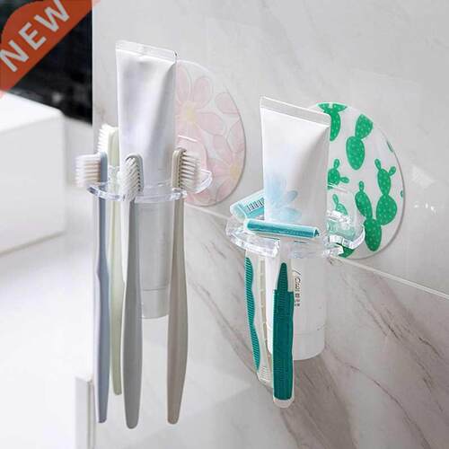 1PC Plastic Toothbrush Holder Toothpaste Storage Rack Razor