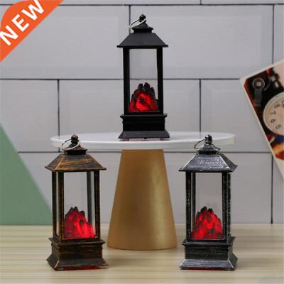 Halloween Wind Lamp Black Carbon Flame Lamp Electric Lamp