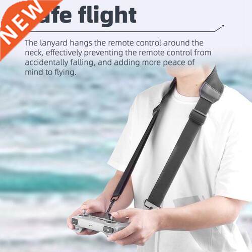 Black Smart RC Remote Controller with Screen Lanyard Neck St