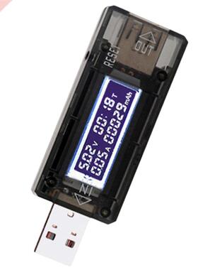 USB Tester Voltmeter 4V-30V 0-3A Charger Capacity Indicator