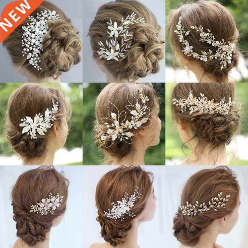Bridal Hair Comb Clip Headband Wedding Hair Accessories Rhin