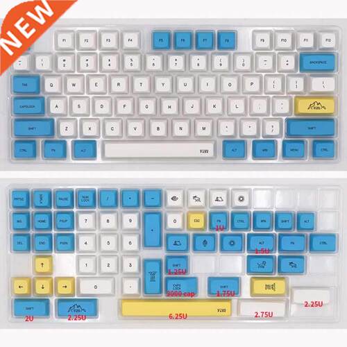 PBT Keycap National Park Ethermal Dye Sublimation Fonts For