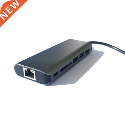 6 In 1 USB C HUB, To HDMI + Gigabit Ethernet Port + 2XUSB3.0