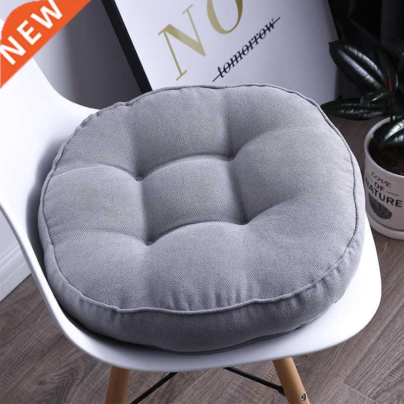 Round Solid Color Sofa Cushion Office Ass Pad Classroom Benc