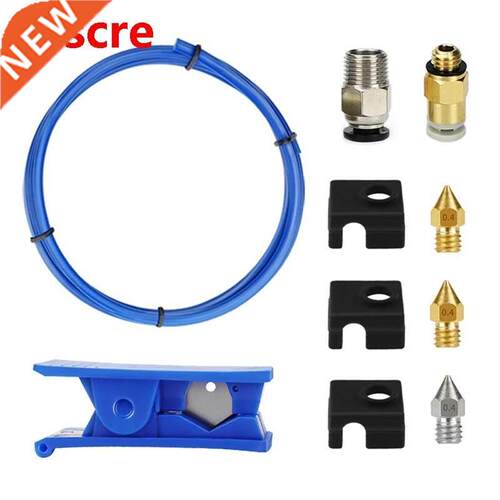 3D Printer 1.75 MK8 Nozzle 0.4mm PTFE Remote Feeding Tube Cu