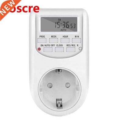 Intelligent Socket Timer Digital Timer Plug 220v 50hz 10A 7