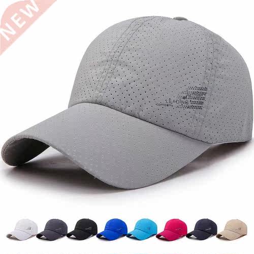 New Men Women Summer Baseball Cap Quick Drying Hats Unise
