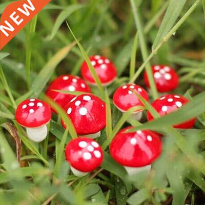 10Pcs 2cmRed Multi-colored Foam Mushrooms Miniatures for