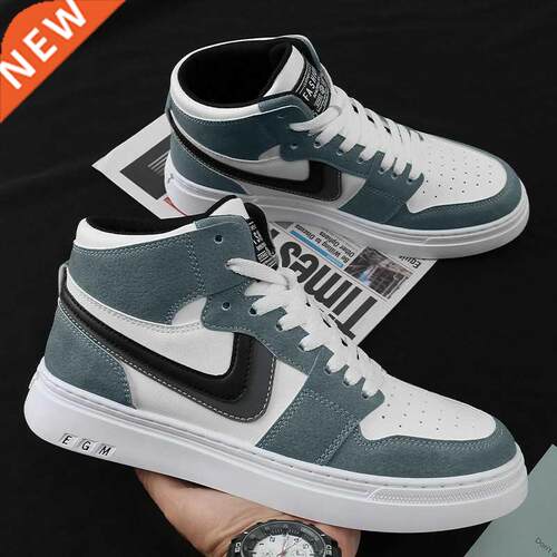 White Women's Men's Sneaker rend High Top Platform Shoes Men