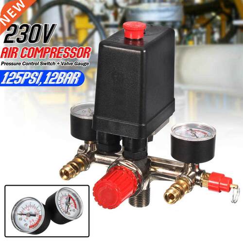 Durable 230V Regulator Duty Air Compressor Pump Pressure Con