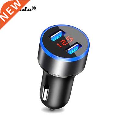 Dual USB Car Charger Adapter 3.1A Digital LED