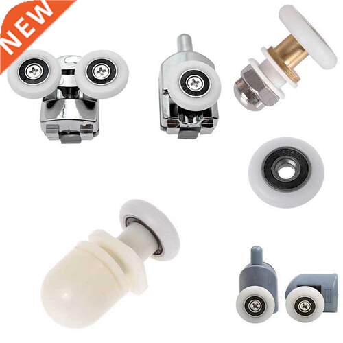 4PCS Castors Kit for Shower Cabin Doors Wheel 23 25 27mm Top