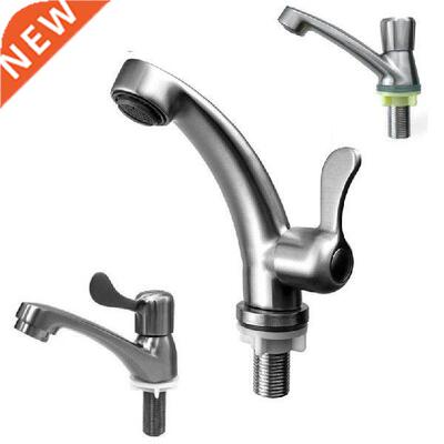G1/2 304 Stainless Steel Single Cold Faucet Wash Basin