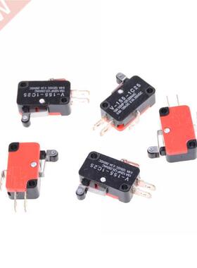 5Pcs Micro Short Hinge Roller Lever Control Limit Switch SPD