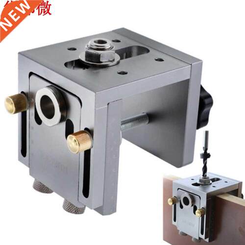 Portable Pocket Hole Jig Kit System with 9mm Drill &