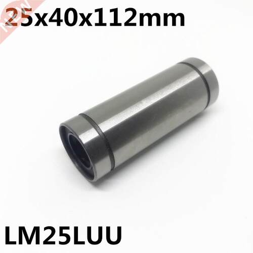 2pcs LM25LUU long type 25x40x112mm 25mm linear ball bearing