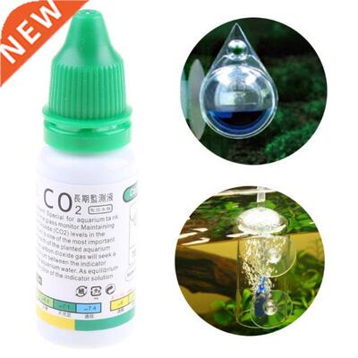 Aquarum CO2 ndcator Soluton Fsh Tank Lqud Test Plants