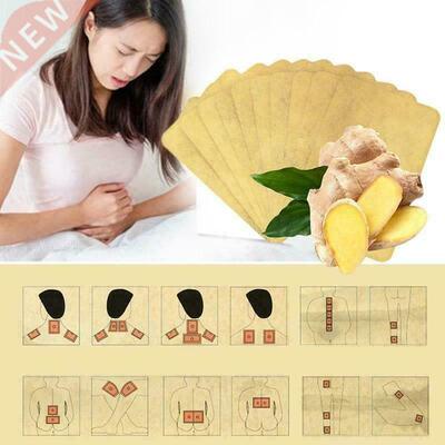 10PC Ginger Detox Patch Slimming Body Neck Knee Body Pad Pai