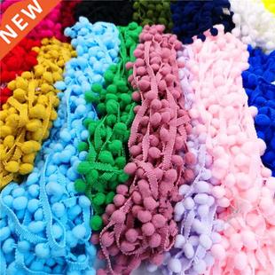 Pom Pompom Lace MINI Pearl Trim Ball Frin Ribbon yards