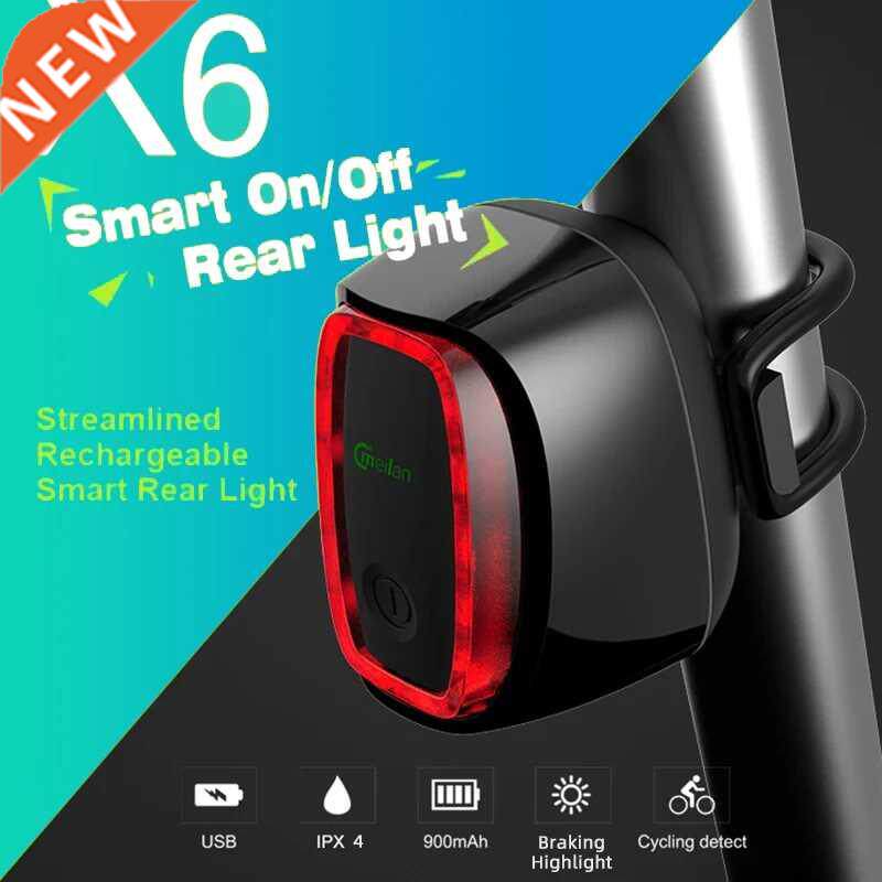 MEILAN X6 Smart Bicycle Taillight Rear bike light bicycle Au