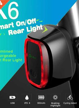 MEILAN X6 Smart Bicycle Taillight Rear bike light bicycle Au