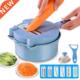 Potto Slicer Peeler Crrot Grter 13pcs Onion Vegetble