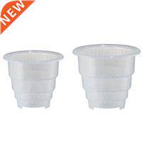 Clear Plastic Orchid Pots With Holes Air Pruning Function