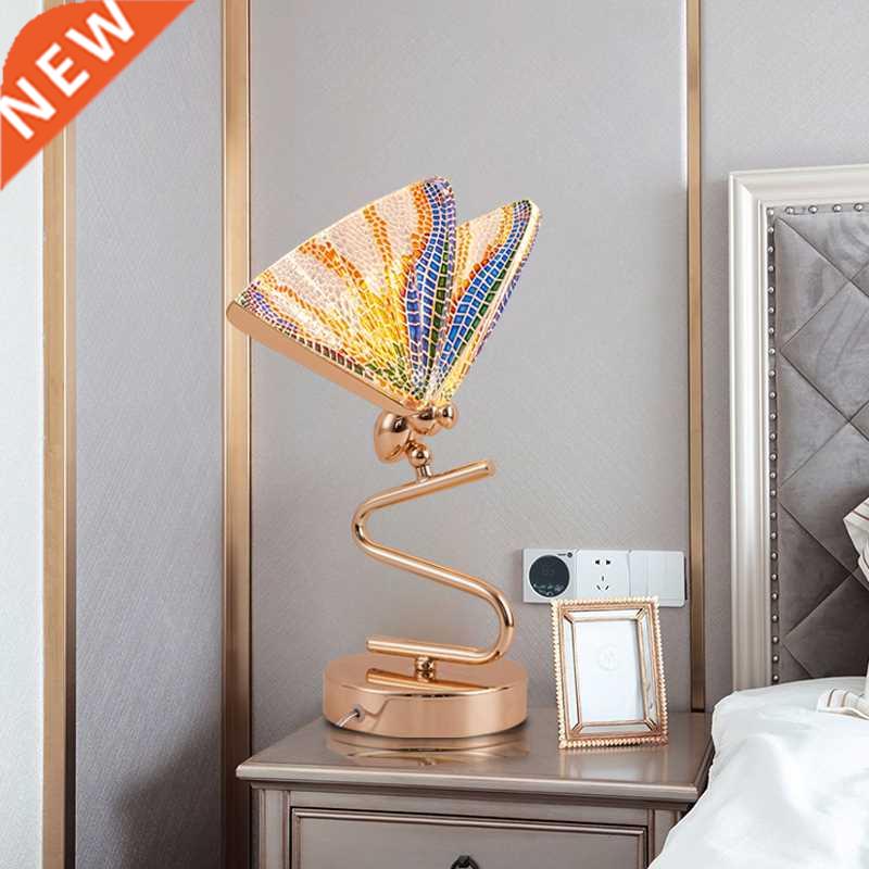 Butterfly Lampshade Night Lamps Nordic Bedside Table Lamp