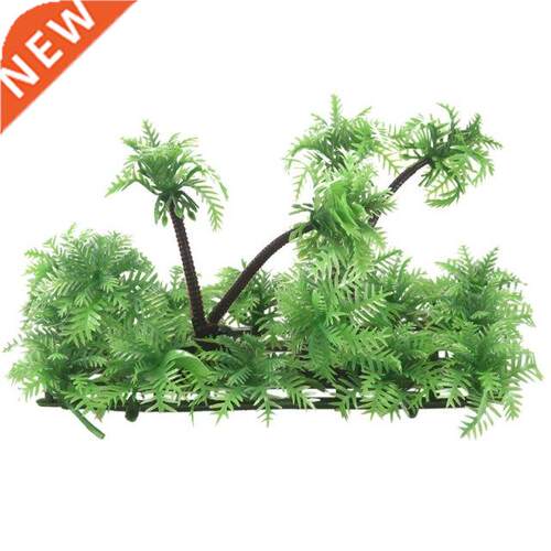 3.9 inch Height Artificial Coconut Palm Plant for Aquarium F