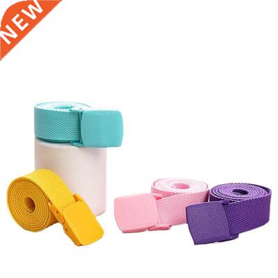 New Plastic Buckle Woven Belt Child Kids Belt For Boys Gir
