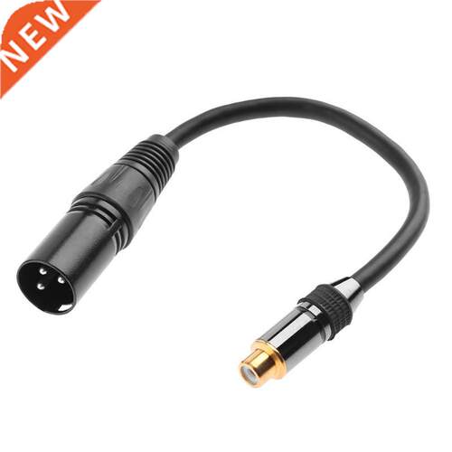 0.2m Premium 3-Pin XLR Male to RCA Female Jack Microphone Au