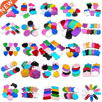 WHOLESALE 100PCS Dog Tag Name Plate Pet ID Tag Personalized