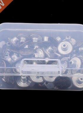 50 Sets Metal Press Studs Sewing Buttons Snap Fasteners