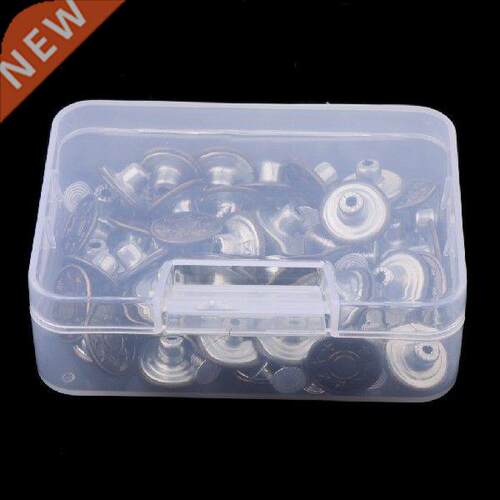50 Sets Metal Press Studs Sewing Buttons Snap Fasteners