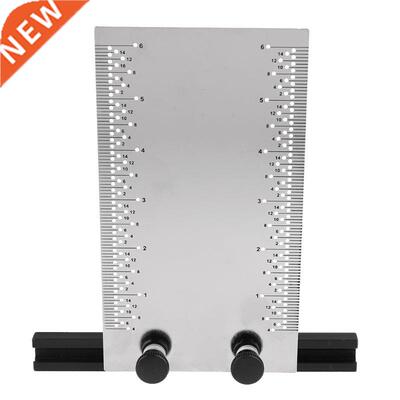 6 inch Stainless Steel Woodworking T-Ruler with Base Multi-f