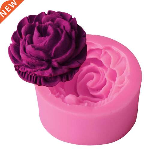 Cake decorating tools 3D Rose Flower Silicone Mold Fondant G