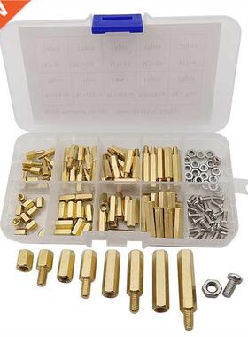 120Pcs/Box M3 Brass Standoff Spacer Male Female Hex Column S